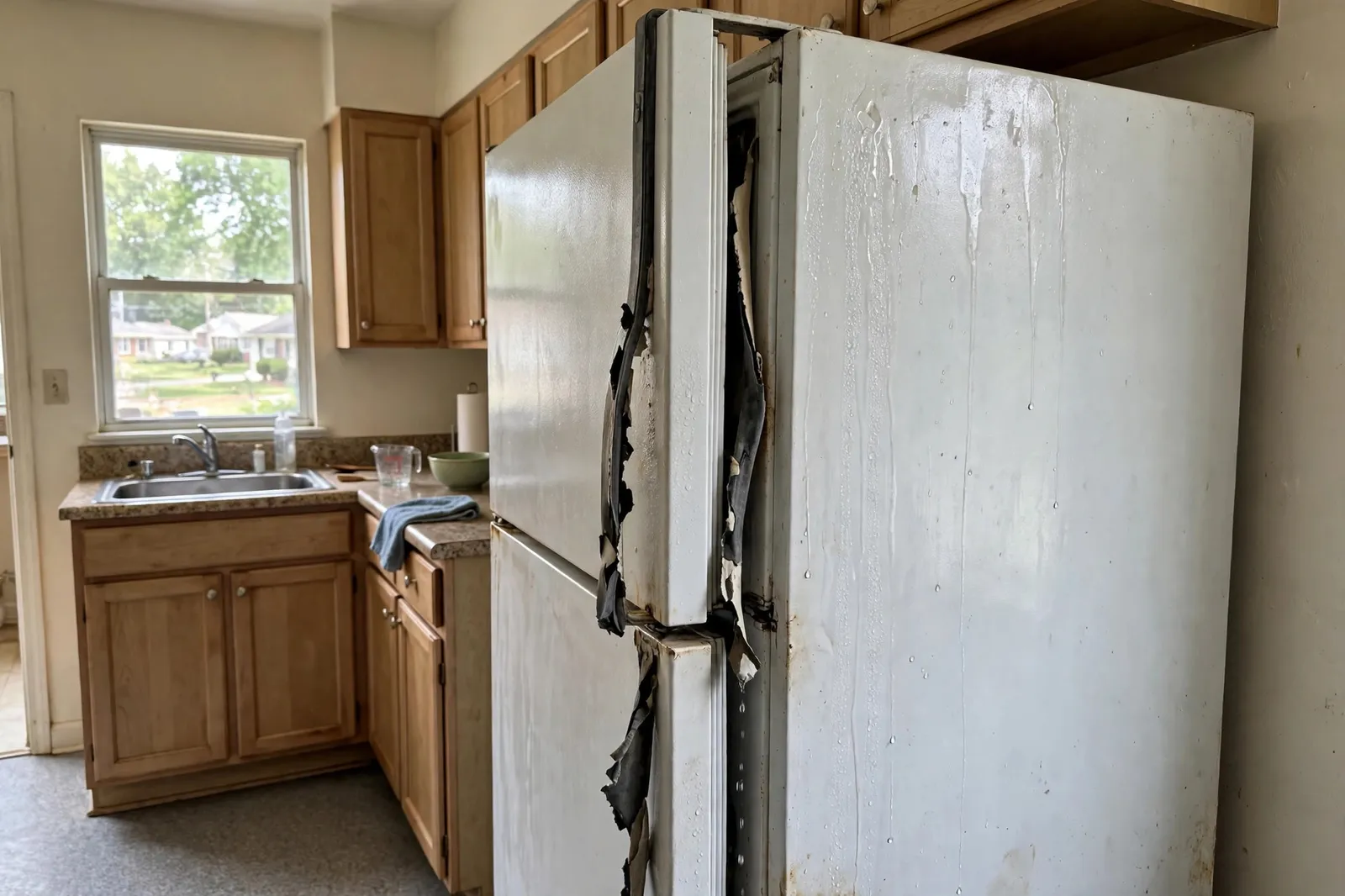 Before photo,  Kenmore Refrigerator Fan Motor in Bannister, by Waldorf Appliance Repair