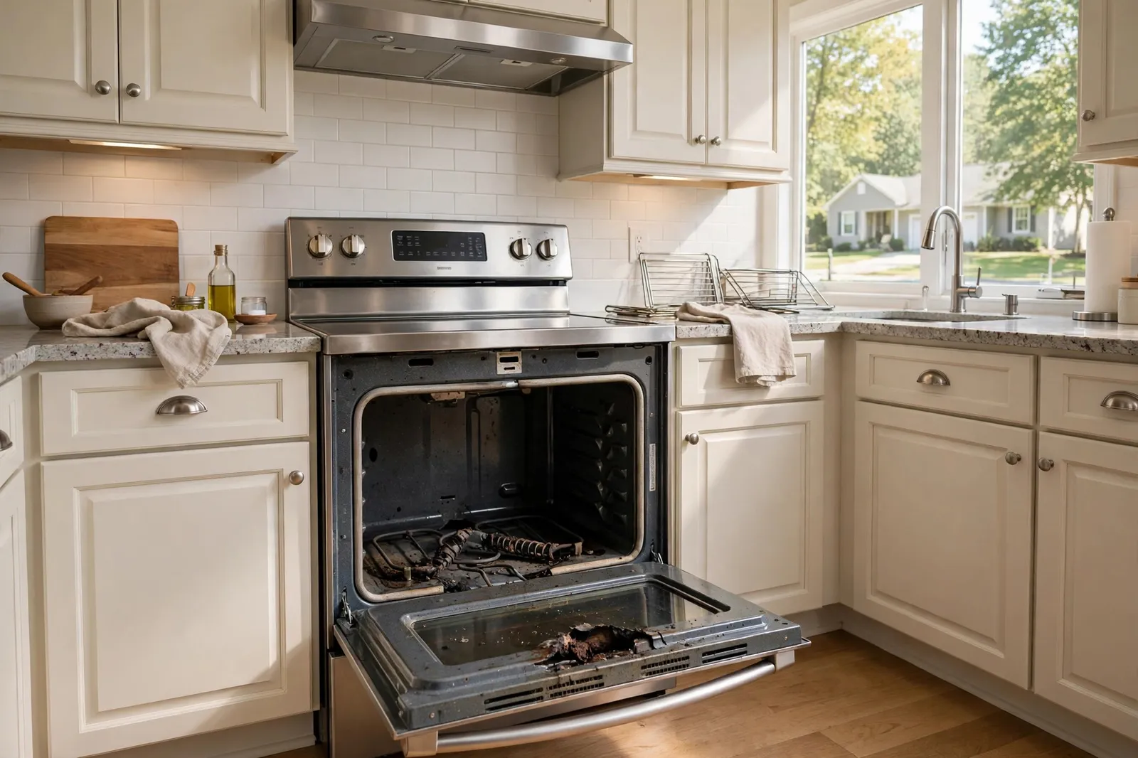 Before photo, Oven Repair in Carrington, by Waldorf Appliance Repair