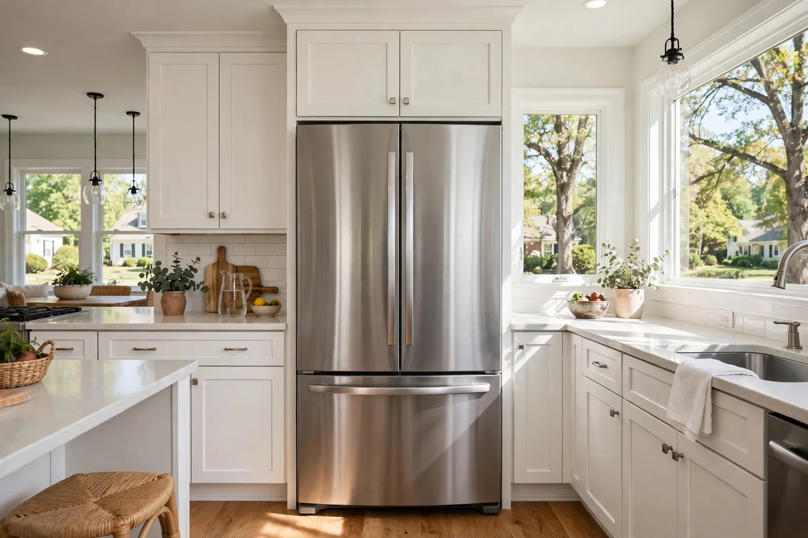 Samsung and LG Appliance Service —  Samsung Refrigerator Fan and Defrost Drain in Wakefield by Waldorf Appliance Repair